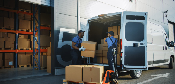 electric van transport