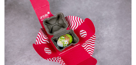 egg box presentation
