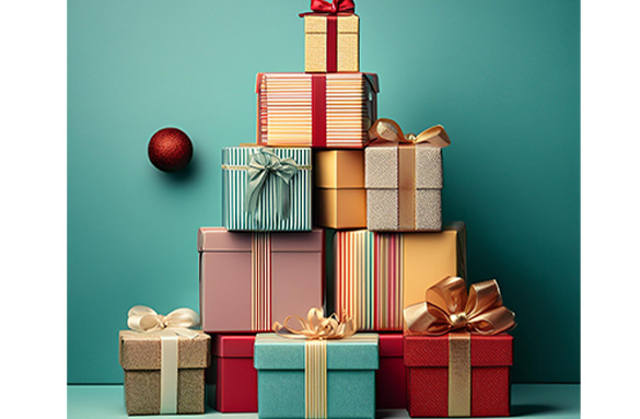 festive retro boxes