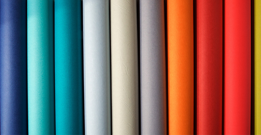 Embossed Coloured Papers Banner Image