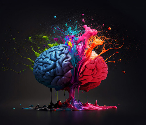 Making art gives brain a boost and feels good
