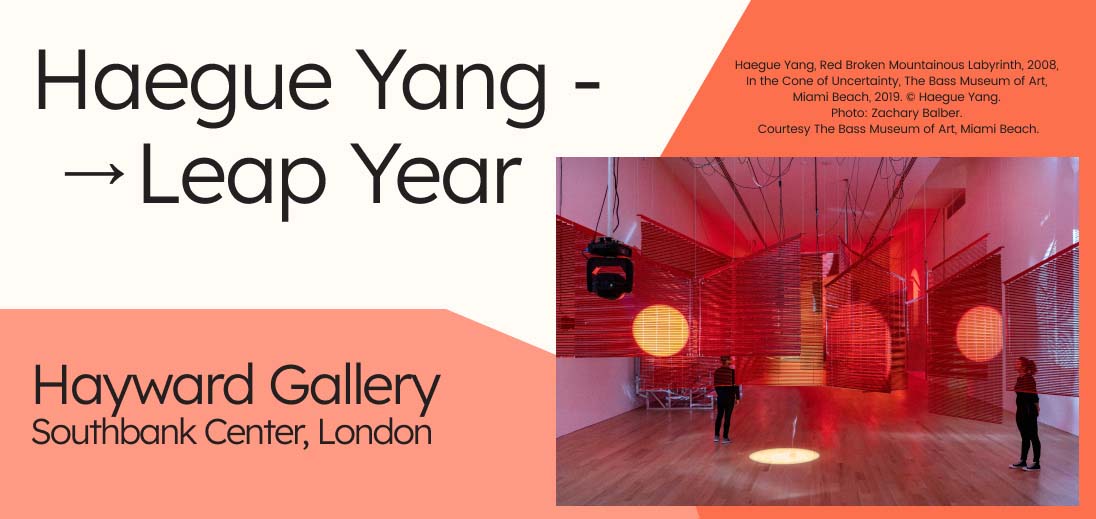 Leap Year by Haegue Yang at the Hayward Gallery