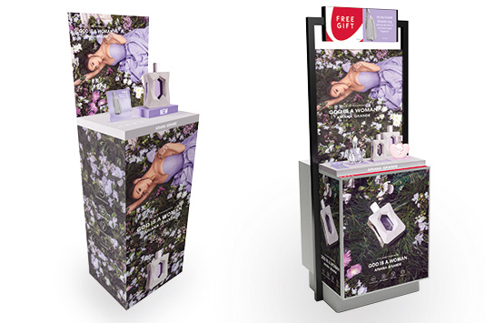 Ariana Grande Positive Floor Standing Display Unit Shop