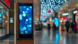 solar powered display