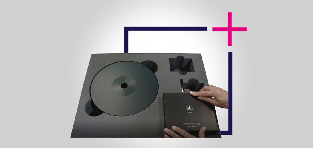 Expensive sound equipment packaging