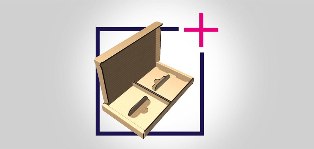 Innovative packaging design banner