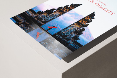 Print Speed UV vanish details coating