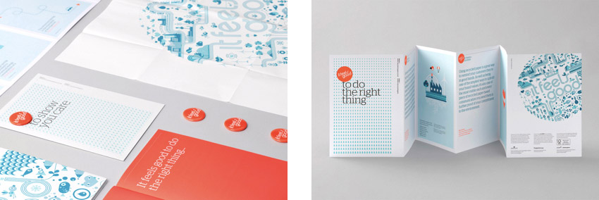Recycled Paper Marketing Collateral