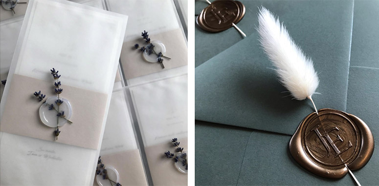 Wedding Invites on Curious Translucents and Keaykolour