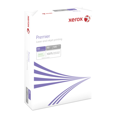 Xerox Premier White Printer Paper A4 90gsm pack of 500 sheets