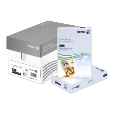 Xerox Symphony Pastel Blue A3 80gsm Pack of 500 Sheets