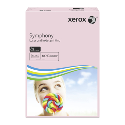 Xerox Symphony Pastel Pink A4 160gsm Pack of 250 Sheets