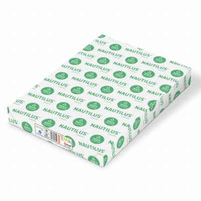 Nautilus Classic White 100% Recycled Paper SRA2 160gsm Pack of 250 Sheets