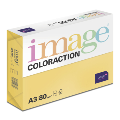 Image Coloraction Yellow Gold 5 A3 80gsm 500 Sheets | Antalis UK 