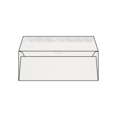 Conqueror Wove Envelope Brilliant White 110x220mm 120gsm Pack of 500