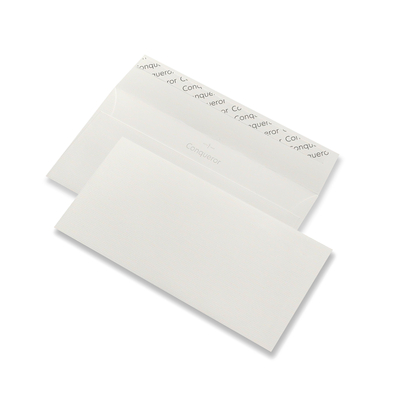 Conqueror Laid Envelope High White 110x220mm 120gsm Pack of 500