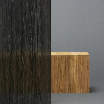 3M Fasara Glass Finish SH2BKTV Stone Travertine Black 1270mm x 30M 80 Micron 7010739818