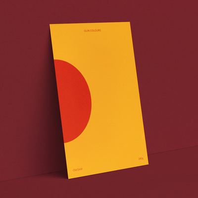 Olin Colours Old Gold Creative Paper B1 240gsm Pack of 100 Sheets