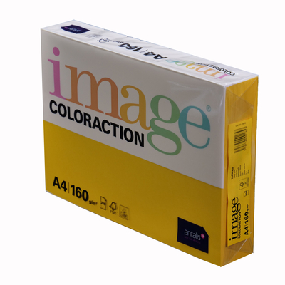 Image Coloraction Hawaii Gold A4 160gsm Tinted Copier Paper Ream Right Long Edge Image