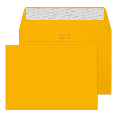 Purely Creative Colour Envelopes Egg Yellow 15104 120gsm 25 Per Pack
