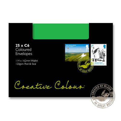 Purely Creative Colour Envelopes Avocado Green 15108 120gsm 25 Per Pack
