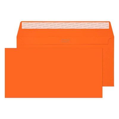 Purely Creative Colour Envelopes Pumpkin Orange 25205 120gsm 25 Per Pack
