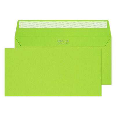 Purely Creative Colour Envelopes Lime Green 25207 120gsm 25 Per Pack
