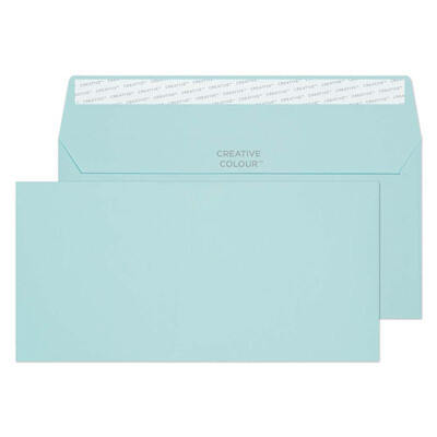 Purely Creative Colour Envelopes Cotton Blue 25218 120gsm 25 Per Pack