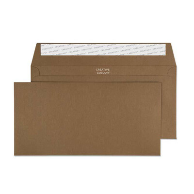 Purely Creative Colour Envelopes Milk Chocolate 25223 120gsm 25 Per Pack