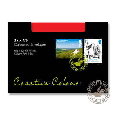 Purely Creative Colour Envelopes Lime Green 45307 120gsm 25 Per Pack