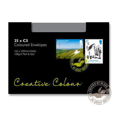 Purely Creative Colour Envelopes Graphite Grey 45324 120gsm 25 Per Pack