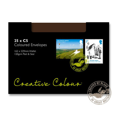 Purely Creative Colour Envelopes Storm Grey 45325 120gsm 25 Per Pack