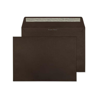 Purely Creative Colour Envelopes Bitter Chocolate 63426 120gsm 10 Per Pack