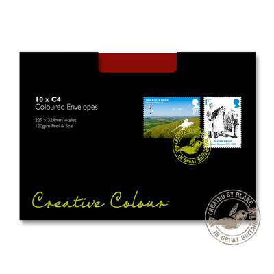 Purely Creative Colour Envelopes Bordeaux 63422 120gsm 10 Per Pack