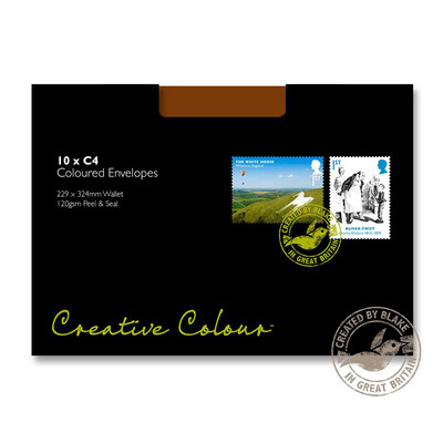 Purely Creative Colour Envelopes Milk Chocolate 63423 120gsm 10 Per Pack