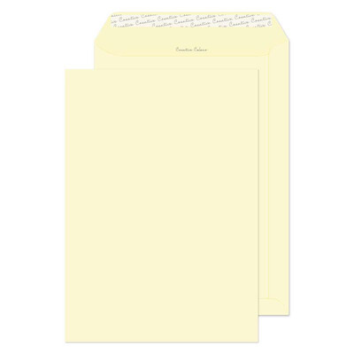 Purely Creative Colour Envelopes Vanilla Ice Cream 954 120gsm 250 Per Pack