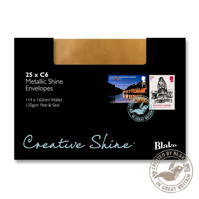 Purely Shine Metallic Gold 15113 130gsm 25 Per Pack