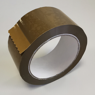 Buff Polypropylene 25 Micron Acrylic Low Noise Packing Tape 48mm x 66m Box of 36 Rolls