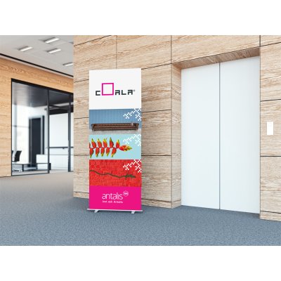 Coala Roll-Up Polypropylene S Display Banner White 914mm x 30 Metres 195 Micron