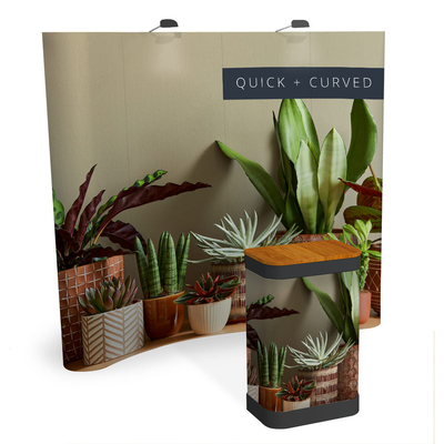 Coala Stay Flat Pop Up Display Banner White 1370mm x 30 Metres 500 Micron