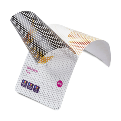Coala View Perforated Self Adhesive Vinyl White 1520mm x 50 Metres 145 Micron