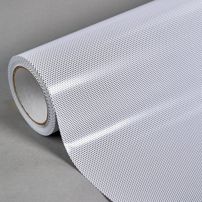 Contra Vision Performance Polymeric Perforated Self Adhesive Translucent White 1370mm x 10 Metres 180 Micron