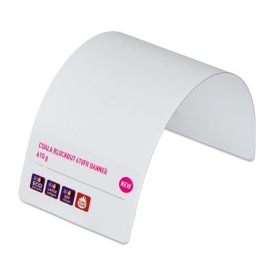 Coala Blockout Daily 610 Double-Sided Banner PVC White 1600mm x 30 Metres 610gsm