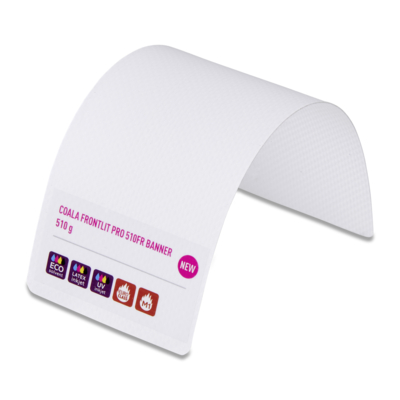 Coala Frontlit Pro 510FR Banner White PVC Film 1370mm x 50 Metres 510gsm
