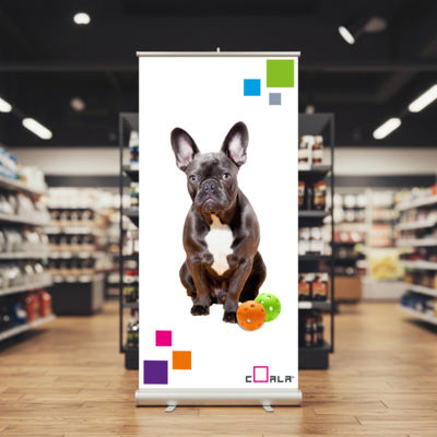 Coala Roll-Up Polypropylene W Display Banner White 914mm x 50 Metres 200 Micron