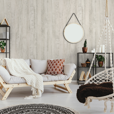 Coala Interior Film Wood H10 Light Grey Panel 1220mm x 50 Metre