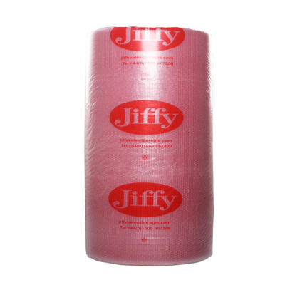 Jiffy Anti-Static Small Bubble Wrap Pink 500mmx100m