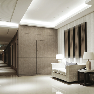 Coala Interior Film Textile Natural NE37 Silver & Brown Lined 1220mm x 50 Metre Installation ABBA
