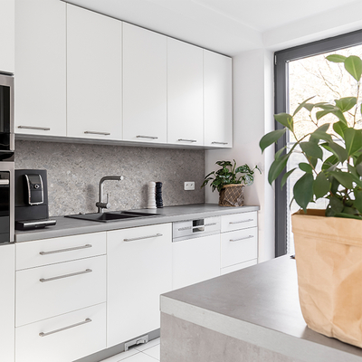 Coala Interior Film Terrazzo NF99 Lombarda Grigio 1220mm x 50 Metre