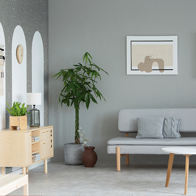 Coala Interior Film Terrazzo NG02 Spotted Grey 1220mm x 50 Metre
